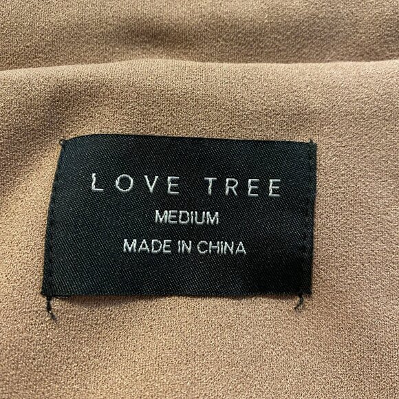 LOVE TREE, MEDIUM, PINK, TRENCH COAT - Picture 2 of 4